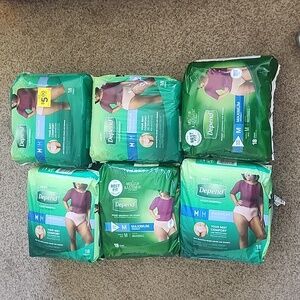Depend adult diapers size M